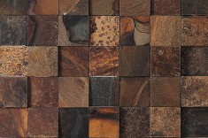 Mosaico 10x10 Pedra Ferro